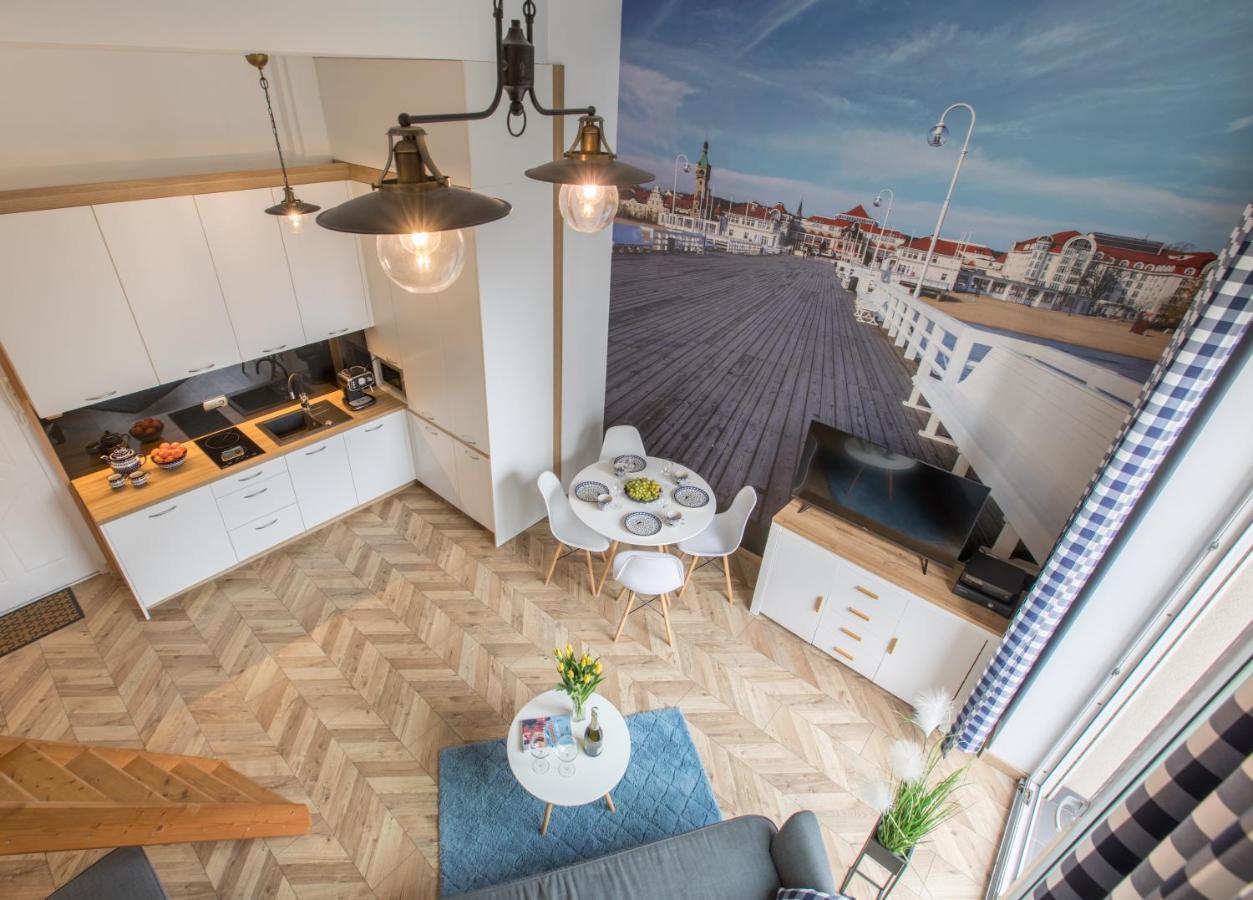 Apartament Chopina 5 M5 - Centrum Sopotu 3 Min Do Monciaka Exteriör bild