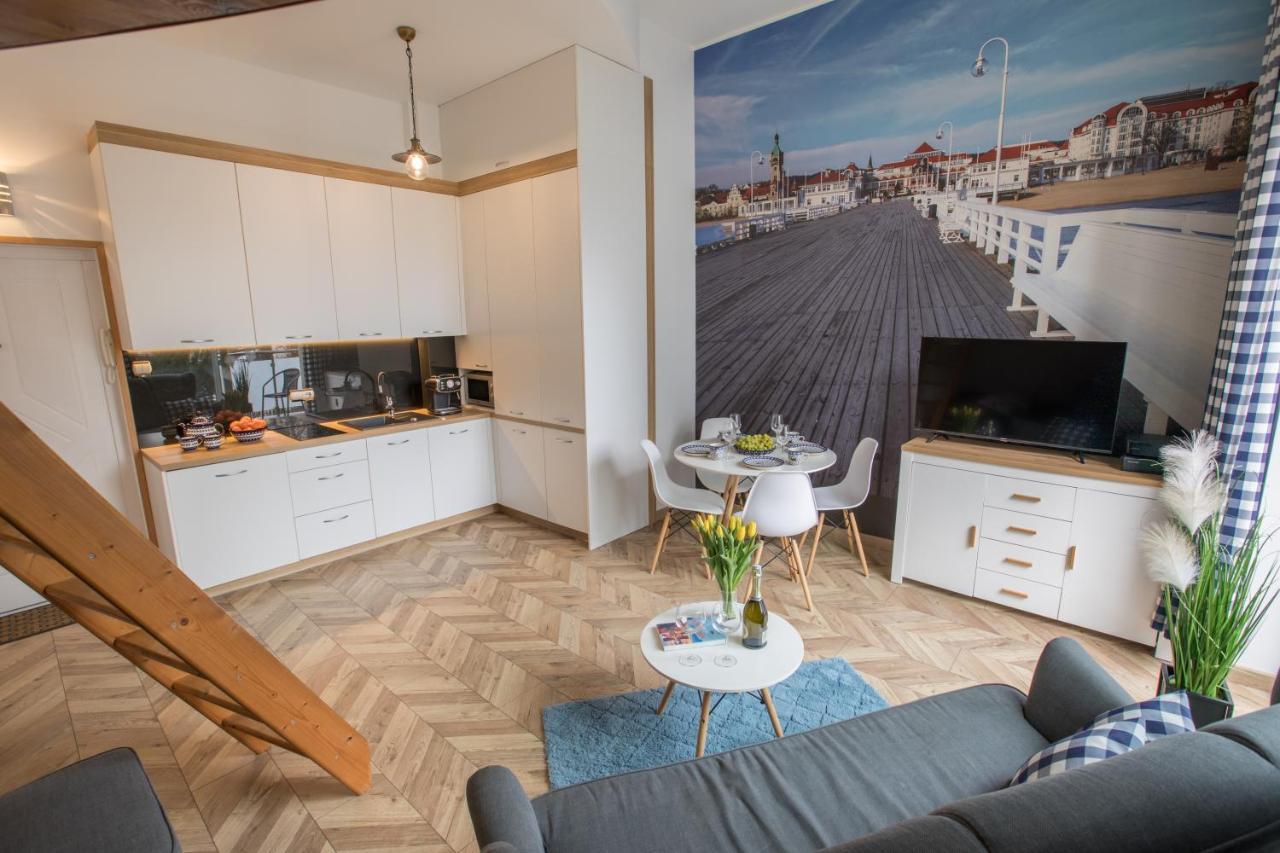 Apartament Chopina 5 M5 - Centrum Sopotu 3 Min Do Monciaka Exteriör bild